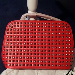Beautiful Red Studded purse